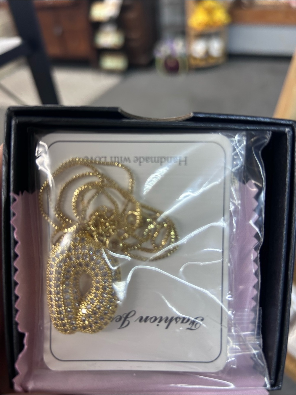 Gold Double Oval Pendant Necklace - Women Jewelry